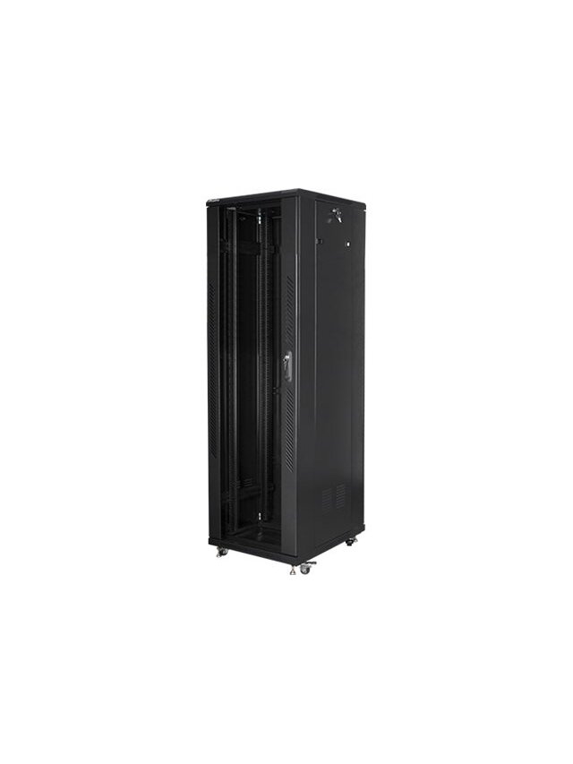 Lanberg | Rack cabinet 19" free-standing 42U/600x1000 (flat pack) with mesh door lCD V2 | FF01-6042-23BL | Black Lanberg | Rack cabinet 19" free-standing 42U/600x1000 (flat pack) with mesh door lCD V2 | FF01-6042-23BL | Black