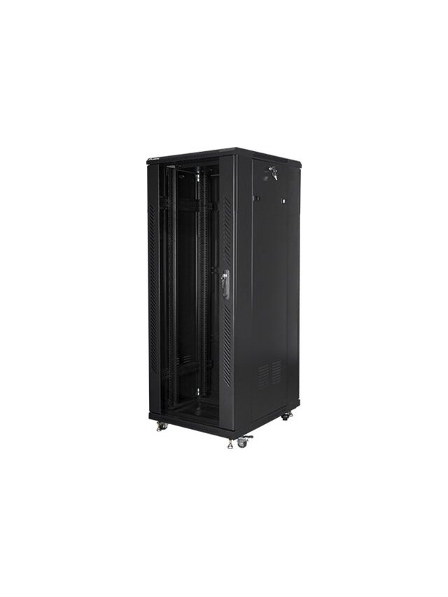 Lanberg | Rack cabinet 19" free-standing 42U/600x800 (flat pack) | FF01-6842-12B | Black Lanberg | Rack cabinet 19" free-standing 42U/600x800 (flat pack) | FF01-6842-12B | Black
