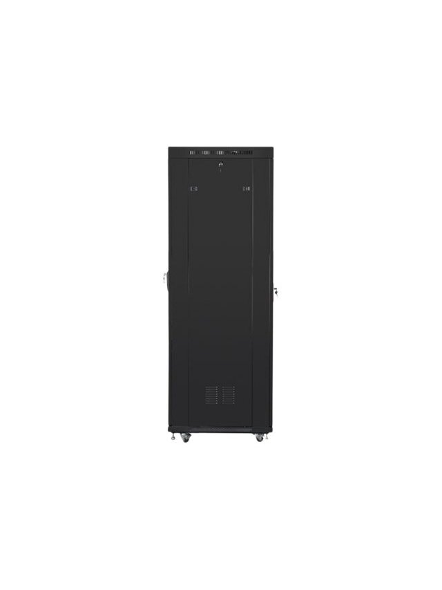Lanberg | Rack cabinet 19" free-standing 42U/600x800 (flat pack) with mesh door, LCD | FF01-6842-23BL | Black 3 Lanberg | Rack cabinet 19" free-standing 42U/600x800 (flat pack) with mesh door, LCD | FF01-6842-23BL | Black 3