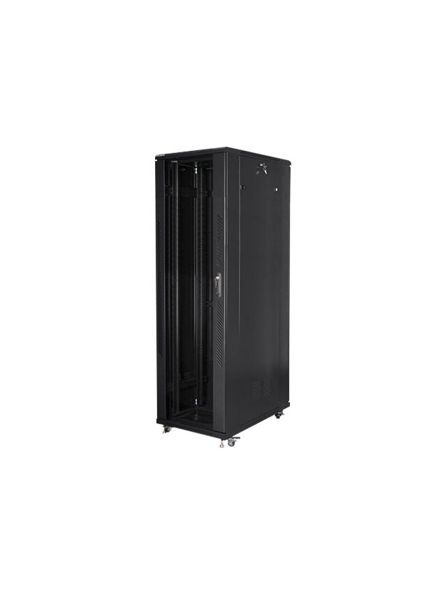 Lanberg | Rack cabinet 19" free-standing 42U/800x1000 (flat pack) | FF01-8042-12B | Black