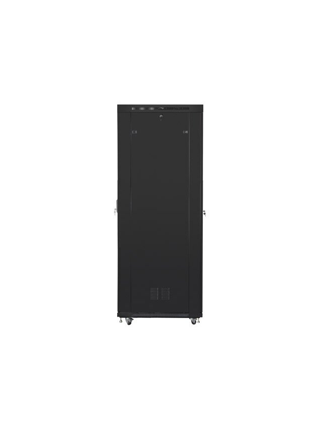 Lanberg | Rack cabinet 19" free-standing 47U/800x1000 (flat pack) with mesh door, LCD | FF01-8047-23BL | Black 2 Lanberg | Rack cabinet 19" free-standing 47U/800x1000 (flat pack) with mesh door, LCD | FF01-8047-23BL | Black 2