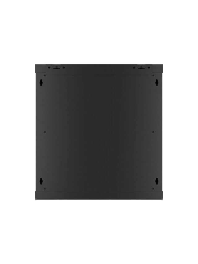 Lanberg | Rack cabinet 19" wall-mount 12U/600x450 with perforated door (flat pack) | WF01-6412-23B | Black 1 Lanberg | Rack cabinet 19" wall-mount 12U/600x450 with perforated door (flat pack) | WF01-6412-23B | Black 1