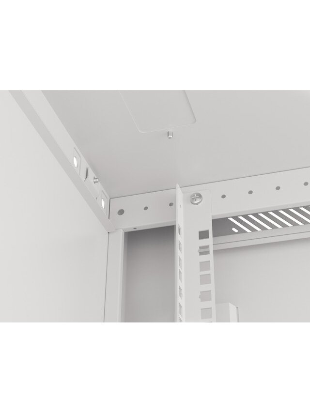 Lanberg | Rack cabinet 19" wall-mount 12U/600x600 (flat pack) V2 | WF01-6612-10S | Grey 1 Lanberg | Rack cabinet 19" wall-mount 12U/600x600 (flat pack) V2 | WF01-6612-10S | Grey 1