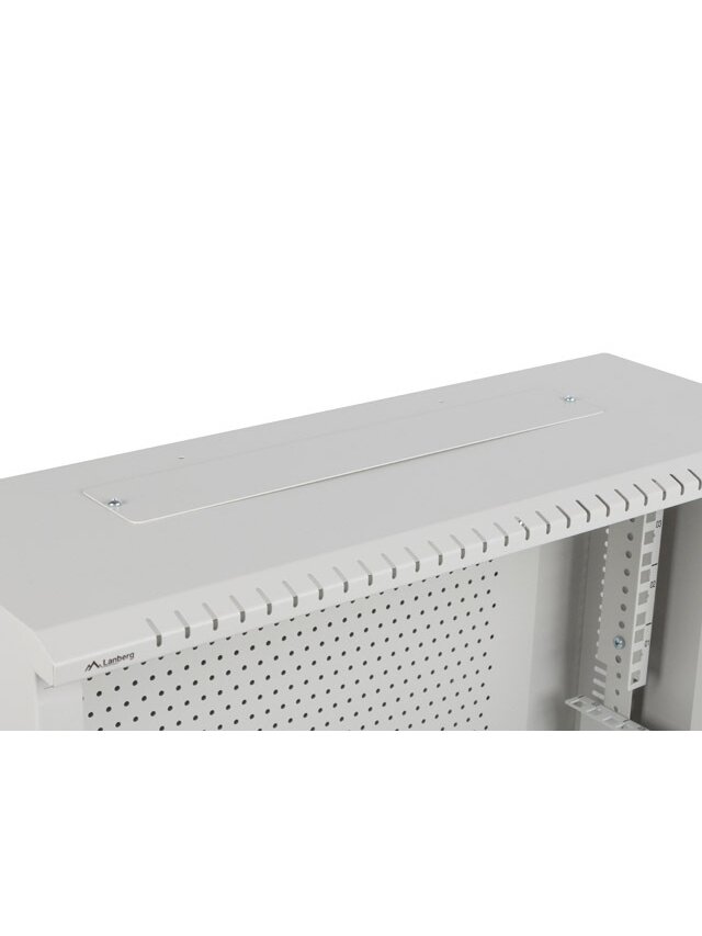 Lanberg | Rack cabinet 19" wall-mount 4U+3U/540x200 low-profile | WAF1-5203-04-00S | Grey 2 Lanberg | Rack cabinet 19" wall-mount 4U+3U/540x200 low-profile | WAF1-5203-04-00S | Grey 2