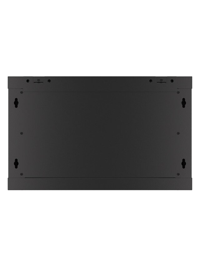 Lanberg | Rack cabinet 19" wall-mount 6U/600x450 (flat pack) with glass door V2 | WF01-6406-10B | Black 2 Lanberg | Rack cabinet 19" wall-mount 6U/600x450 (flat pack) with glass door V2 | WF01-6406-10B | Black 2