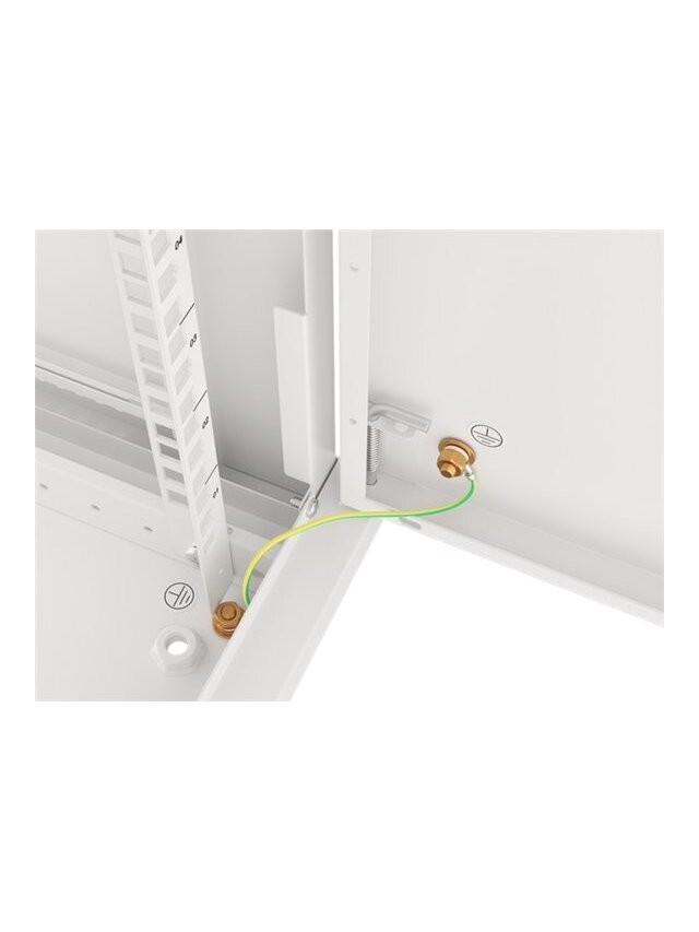 Lanberg | Rack cabinet 19" wall-mount 6U/600x450 for self-assembly with metal door (flat pack) | WF01-6406-00S | Grey 13 Lanberg | Rack cabinet 19" wall-mount 6U/600x450 for self-assembly with metal door (flat pack) | WF01-6406-00S | Grey 13