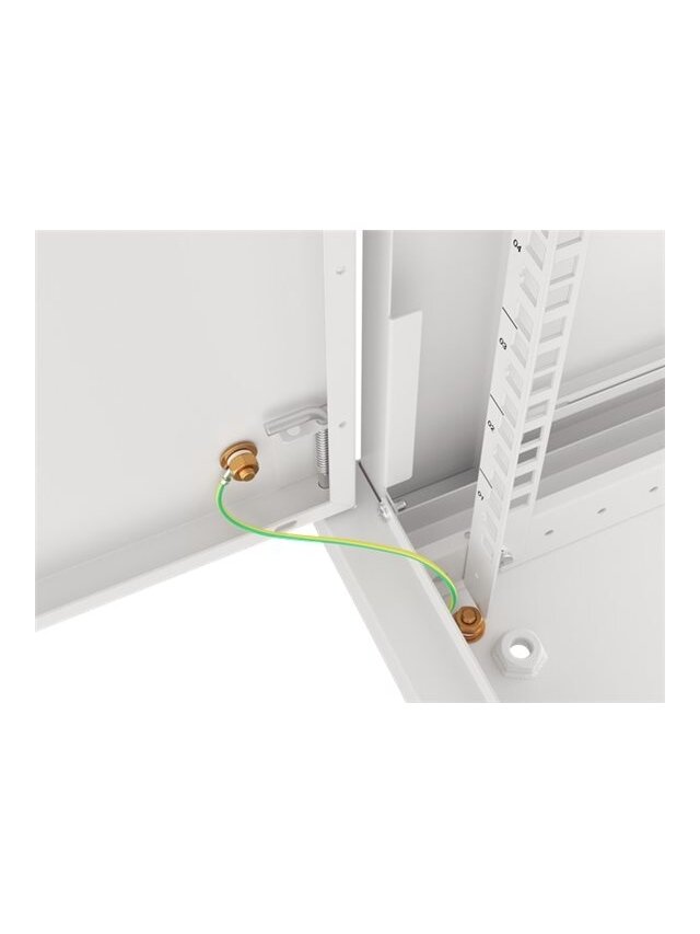Lanberg | Rack cabinet 19" wall-mount 6U/600x450 for self-assembly with metal door (flat pack) | WF01-6406-00S | Grey 14