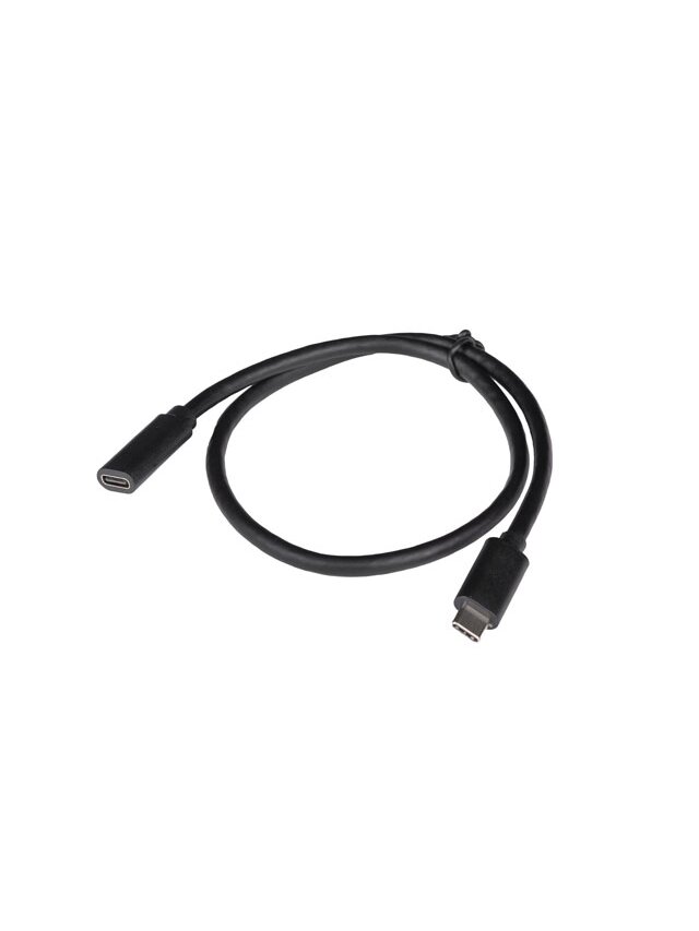 Lanberg | USB-C M/F 3.1 Cable | CA-USBE-20CC-0005-BK 1 Lanberg | USB-C M/F 3.1 Cable | CA-USBE-20CC-0005-BK 1