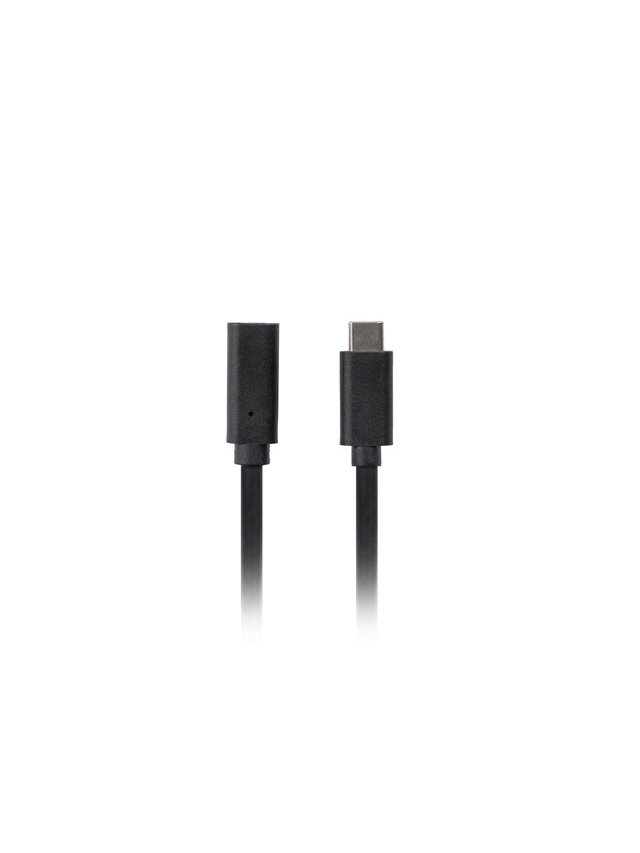 Lanberg | USB-C M/F 3.1 Cable | CA-USBE-20CC-0005-BK 2 Lanberg | USB-C M/F 3.1 Cable | CA-USBE-20CC-0005-BK 2