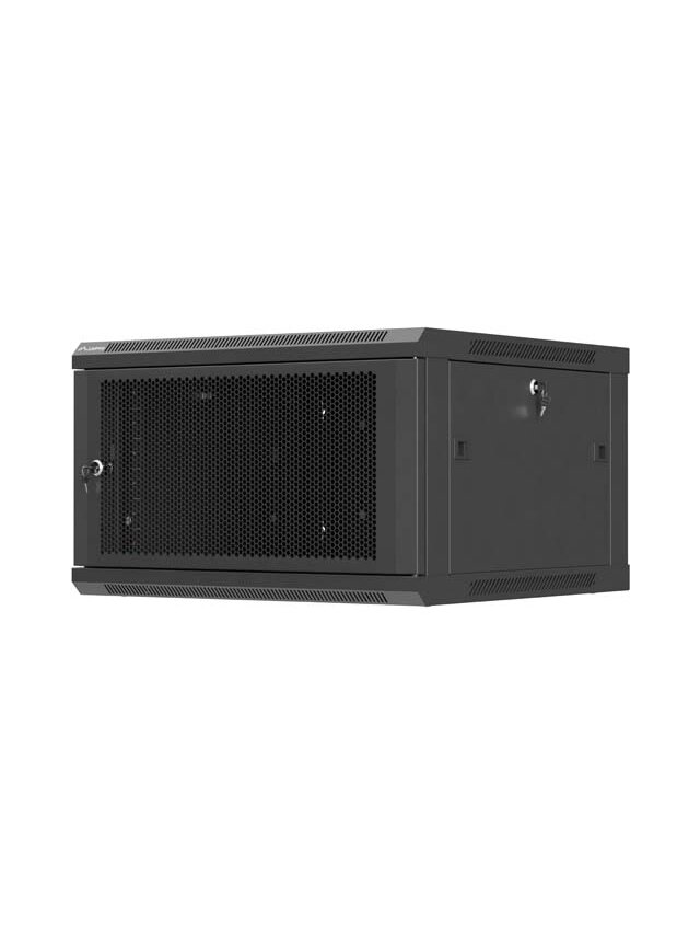Lanberg Wall mounted installation cabinet 19" 6U 600X600 | WF01-6606-23B | Black 4