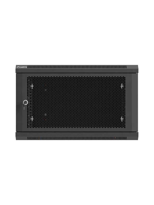 Lanberg Wall mounted installation cabinet 19" 6U 600X600 | WF01-6606-23B | Black 5