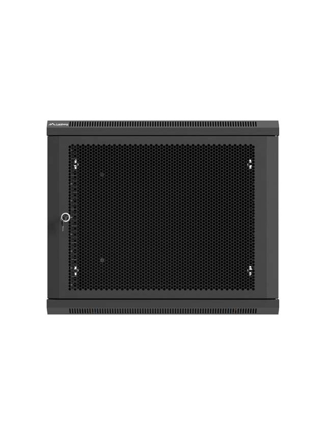 Lanberg Wall mounted installation cabinet 19" 9U 600X600 | WF01-6609-23B | Black 2 Lanberg Wall mounted installation cabinet 19" 9U 600X600 | WF01-6609-23B | Black 2