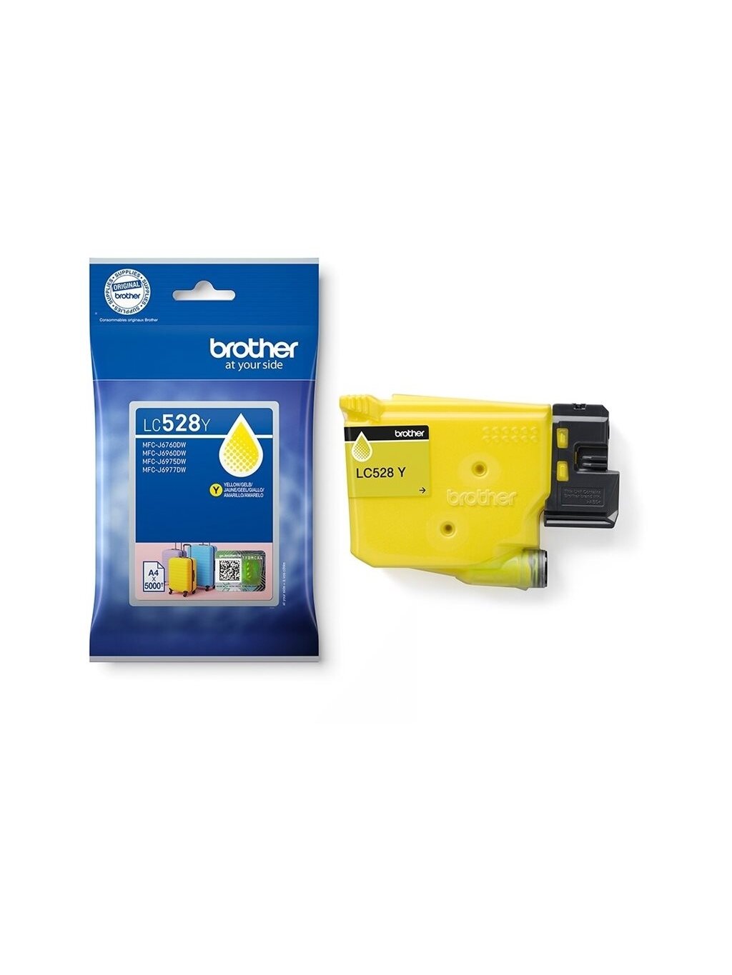 LC528Y | Brother Ink cartridge | Yellow 2 LC528Y | Brother Ink cartridge | Yellow 2