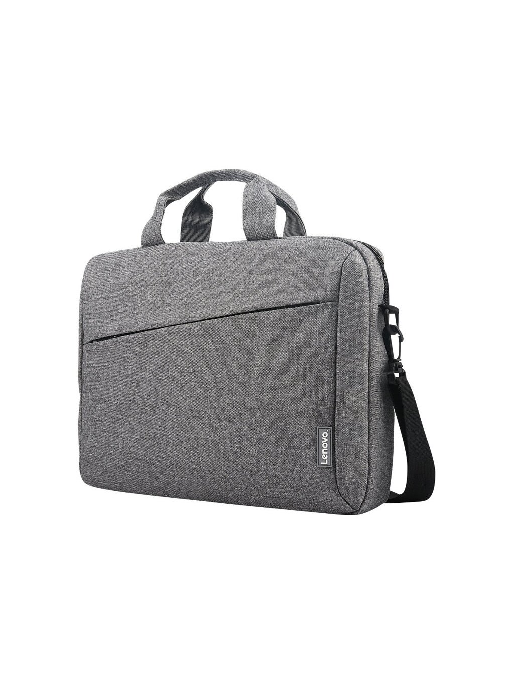 Lenovo | 15.6-inch Laptop Casual Toploader T210 Grey | Essential | Messenger-Briefcase | Grey | Shoulder strap