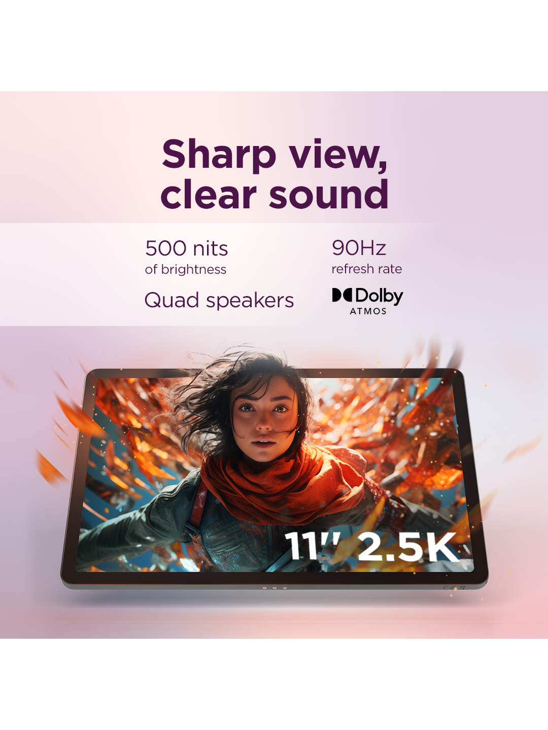 Lenovo ZAFR0399SE | Idea Tab Wi-Fi (w/o power adapter) | 11 " | Luna Grey | IPS | 2560 x 1600 pixels | MediaTek | Dimensity 6300 | 8 GB | Soldered LPDDR4x | 256 GB | Wi-Fi | Front camera | 5 MP | Rear camera | 8 MP | Bluetooth | 5.2 | Android | 15 (OS up 21 Lenovo ZAFR0399SE | Idea Tab Wi-Fi (w/o power adapter) | 11 " | Luna Grey | IPS | 2560 x 1600 pixels | MediaTek | Dimensity 6300 | 8 GB | Soldered LPDDR4x | 256 GB | Wi-Fi | Front camera | 5 MP | Rear camera | 8 MP | Bluetooth | 5.2 | Android | 15 (OS up 21