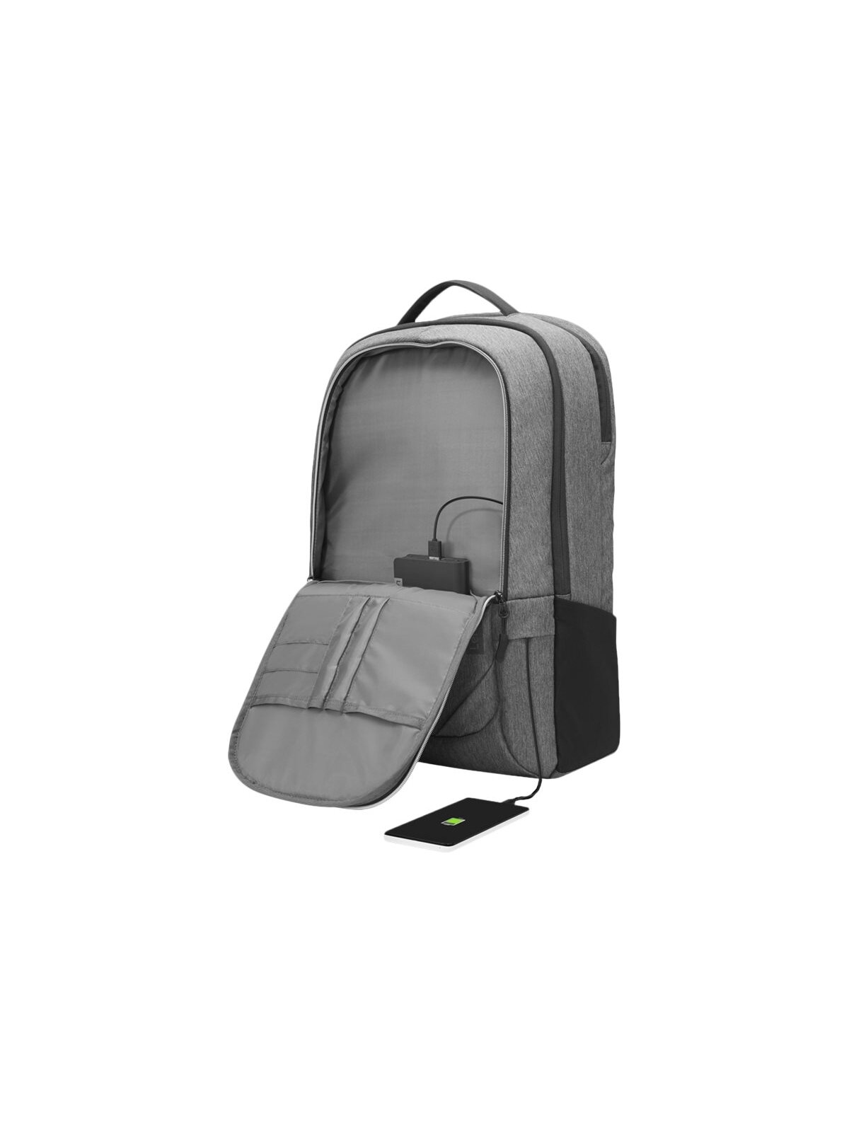 Lenovo | Business Casual 17-inch Backpack (Water-repellent fabric) | Essential | Fits up to size 17 " | Backpack | Charcoal Grey | Waterproof 3
