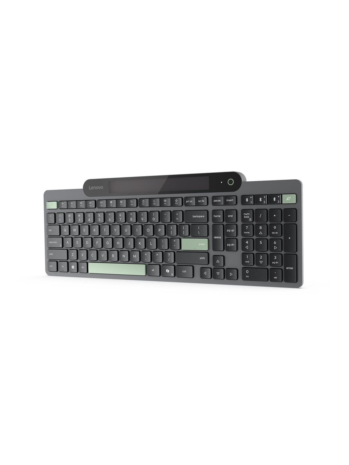 Lenovo Self-Charging Bluetooth Keyboard | Keyboard | Bluetooth | US Euro | Black 1