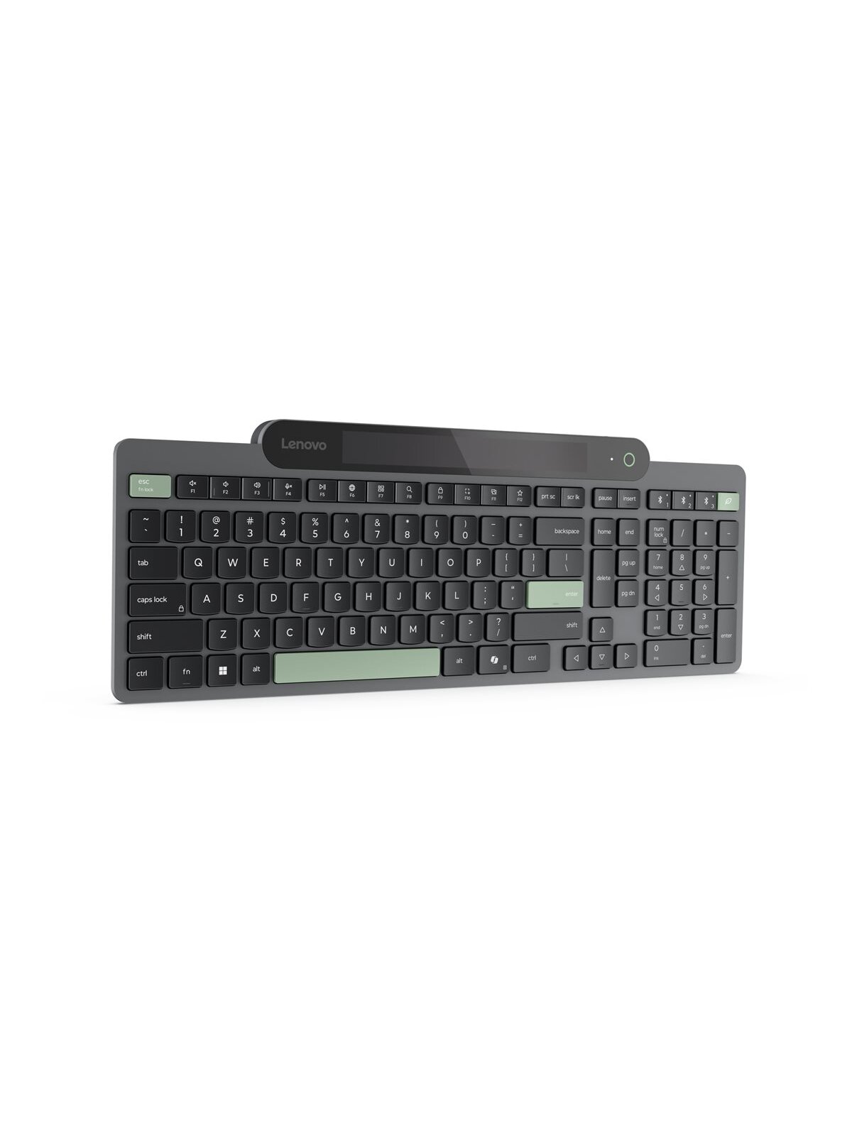 Lenovo Self-Charging Bluetooth Keyboard | Keyboard | Bluetooth | US Euro | Black 4 Lenovo Self-Charging Bluetooth Keyboard | Keyboard | Bluetooth | US Euro | Black 4