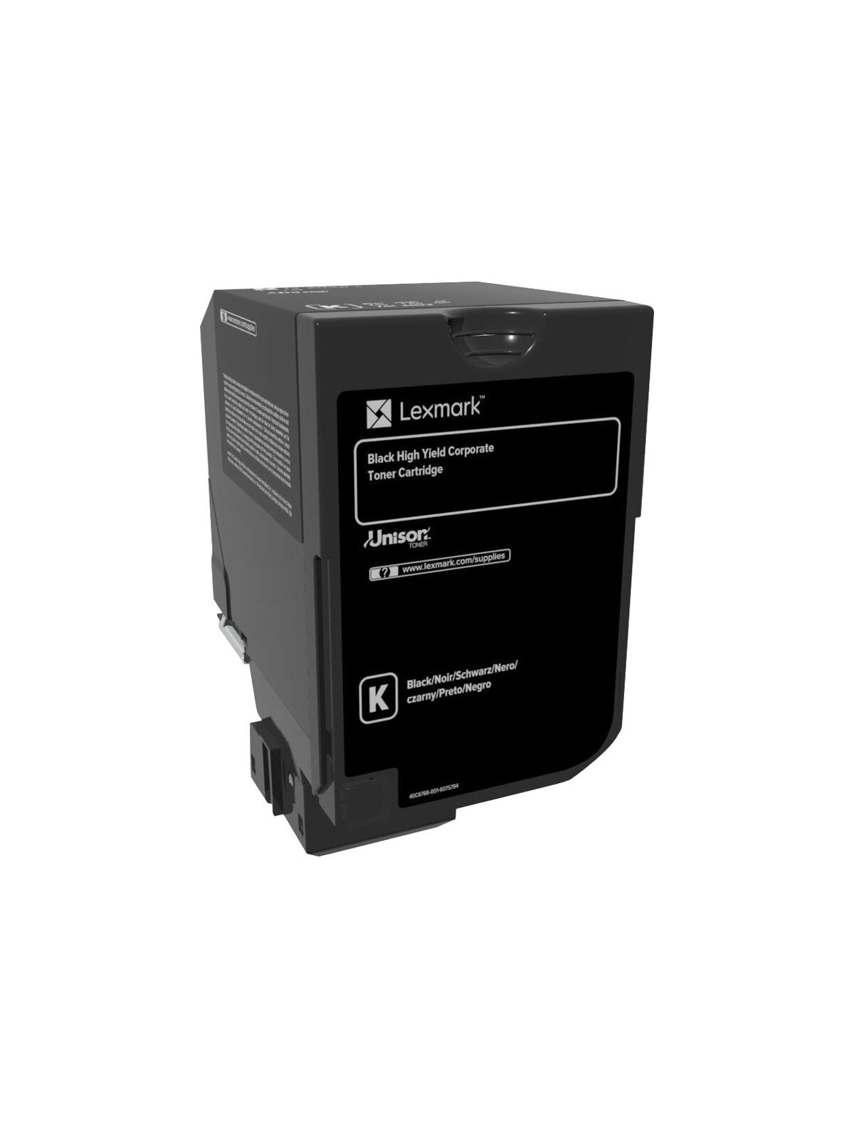 Lexmark Corporate | 74C2HKE | Laser Toner Cartridge | Black Lexmark Corporate | 74C2HKE | Laser Toner Cartridge | Black
