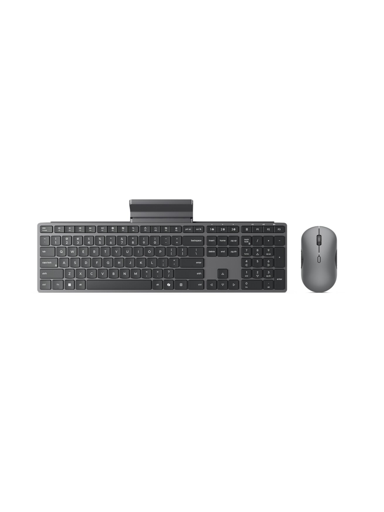 Lenovo | 700 Modern Multi-Device | Keyboard and Mouse Set | Wireless | Mouse included | Bluetooth | US | Luna Grey