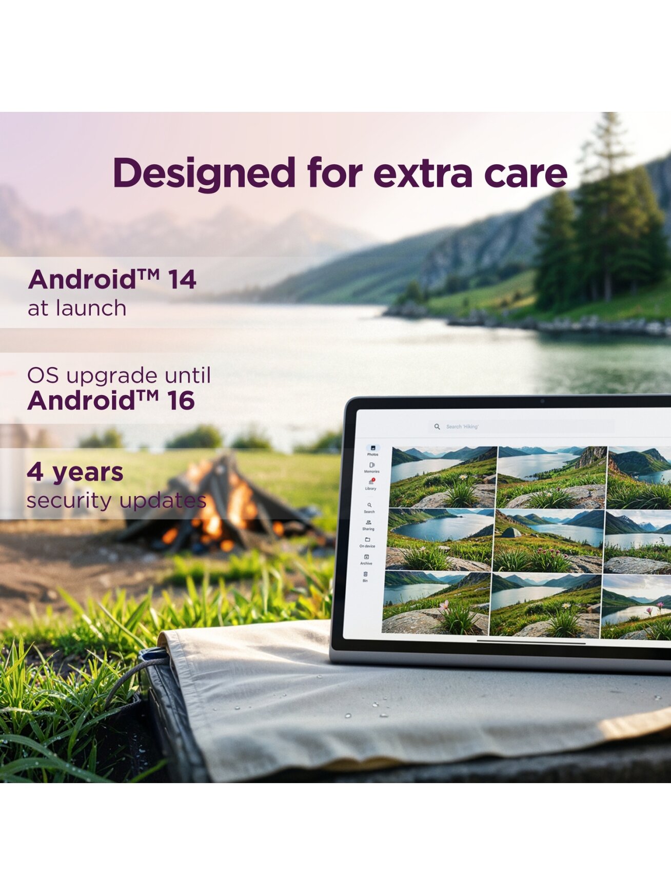 Lenovo Tab Plus Wi-Fi (w/o power adapter) | ZADX0091SE | 11.5 " | Luna Grey | IPS | 2000 x 1200 pixels | MediaTek | MediaTek Helio G99 | 8 GB | Soldered LPDDR4x | 128 GB | Wi-Fi | Front camera | 8 MP | Rear camera | 8 MP | Bluetooth | 5.2 | Android | 14 | 29 Lenovo Tab Plus Wi-Fi (w/o power adapter) | ZADX0091SE | 11.5 " | Luna Grey | IPS | 2000 x 1200 pixels | MediaTek | MediaTek Helio G99 | 8 GB | Soldered LPDDR4x | 128 GB | Wi-Fi | Front camera | 8 MP | Rear camera | 8 MP | Bluetooth | 5.2 | Android | 14 | 29