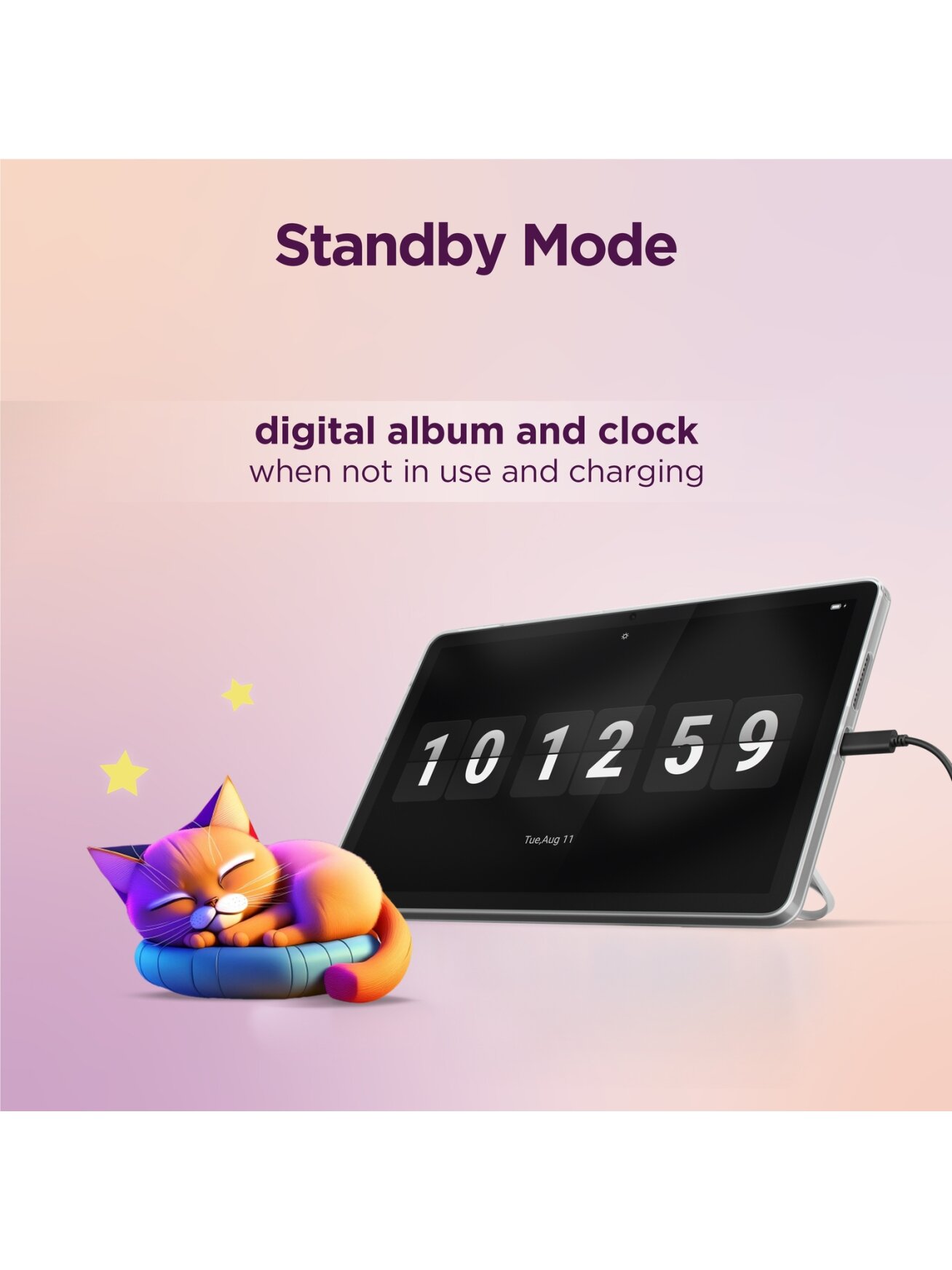 Lenovo Tab Wi-Fi (w/o power adapter) | ZAEH0167SE | 10.1 " | Luna Grey | IPS | 1920 x 1200 pixels | MediaTek | Helio G85 | 4 GB | Soldered LPDDR4x | 64 GB | Wi-Fi | Front camera | 5 MP | Rear camera | 8 MP | Bluetooth | 5.3 | Android | 14 (Android 15 & 16 11 Lenovo Tab Wi-Fi (w/o power adapter) | ZAEH0167SE | 10.1 " | Luna Grey | IPS | 1920 x 1200 pixels | MediaTek | Helio G85 | 4 GB | Soldered LPDDR4x | 64 GB | Wi-Fi | Front camera | 5 MP | Rear camera | 8 MP | Bluetooth | 5.3 | Android | 14 (Android 15 & 16 11