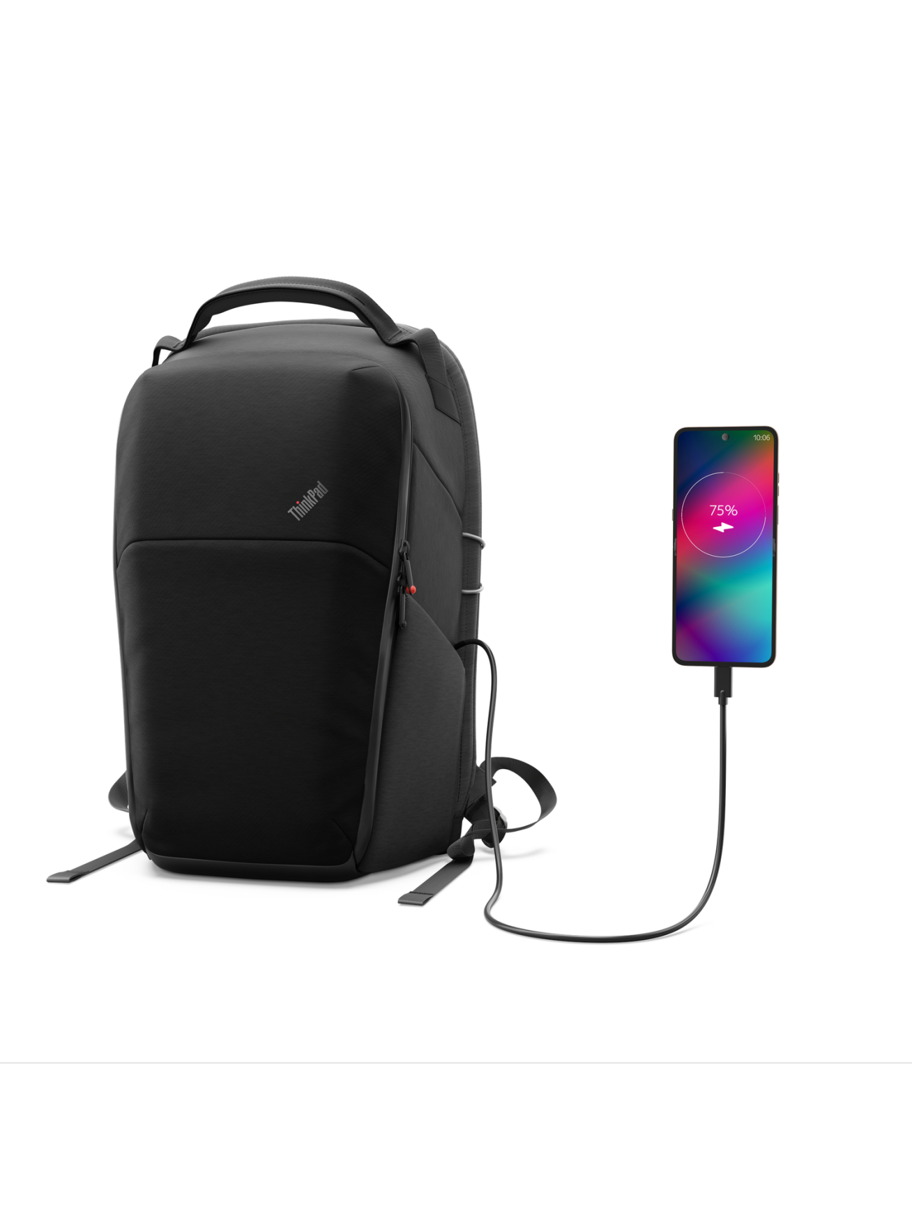 Lenovo ThinkPad 16" Click-Go Backpack, Aura Edition | Fits up to size 16 " | Backpack | Black/Dark Grey 4