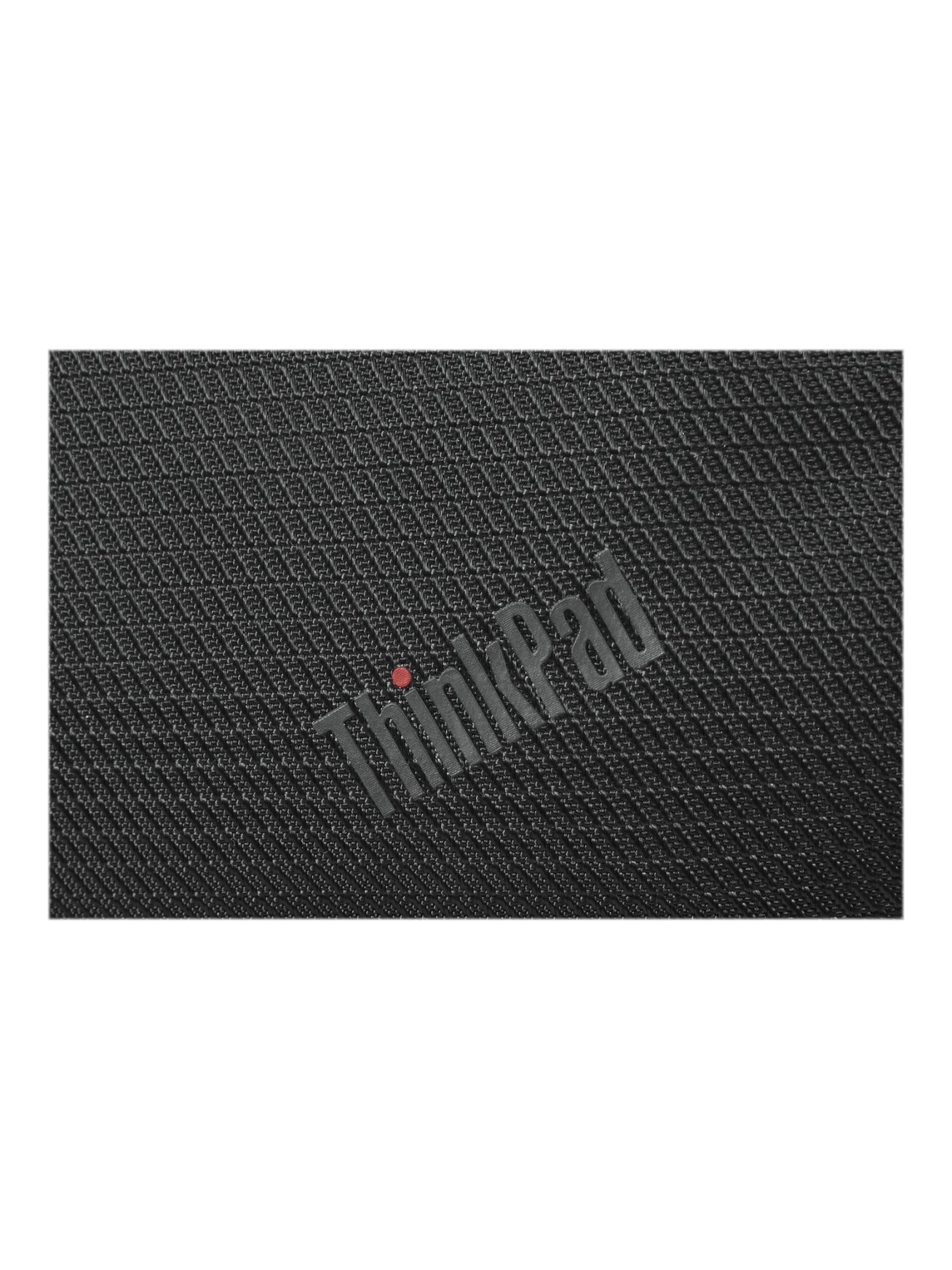 Lenovo | ThinkPad Essential 15.6" Topload (Sustainable & Eco-friendly, made with recycled PET: Total 7.5% Exterior: 24%) | Essential | Fits up to size 16 " | Topload | Black | Shoulder strap 7