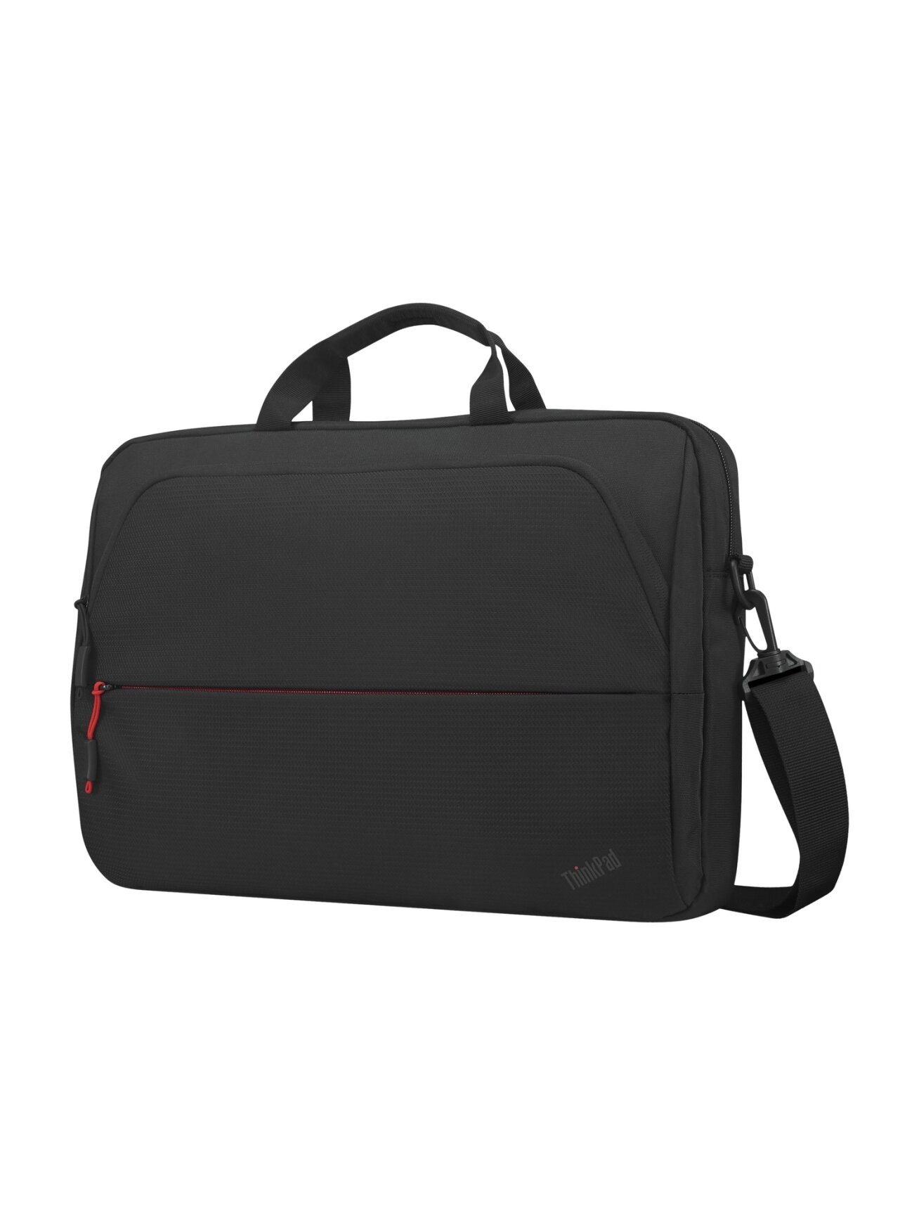 Lenovo | ThinkPad Essential 15.6" Topload (Sustainable & Eco-friendly, made with recycled PET: Total 7.5% Exterior: 24%) | Essential | Fits up to size 16 " | Topload | Black | Shoulder strap Lenovo | ThinkPad Essential 15.6" Topload (Sustainable & Eco-friendly, made with recycled PET: Total 7.5% Exterior: 24%) | Essential | Fits up to size 16 " | Topload | Black | Shoulder strap
