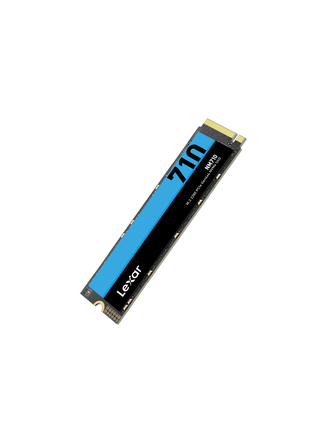 Lexar | M.2 NVMe SSD | NM710 | 500 GB | SSD form factor M.2 2280 | Solid-state drive interface PCIe Gen4x4 | Read speed 5000 MB/s | Write speed 2600 MB/s 6