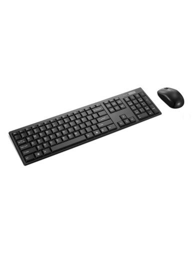 Lenovo 100 Wireless Combo Keyboard and Mouse | Keyboard and Mouse Set | Wireless | Mouse included | US Euro | Black