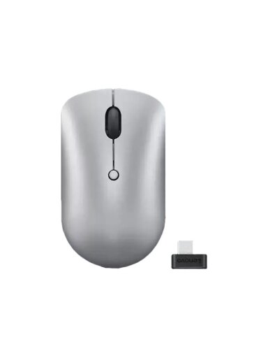 Lenovo | Compact Mouse | 540 | Wireless | Red optical sensor | 2.4 GHz via USB-C | Cloud Grey | 1 year(s)