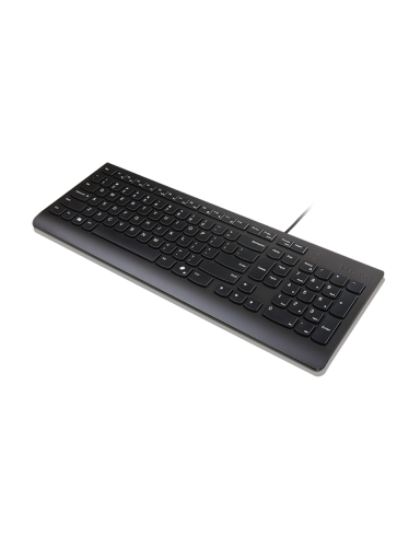 Lenovo Essential | Keyboard | Wired | Nordic | Black