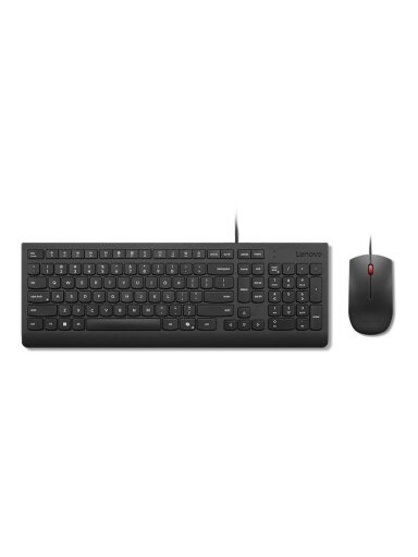 Lenovo Essential Wired Combo Keyboard and Mouse | Keyboard and Mouse Set | Wired | Mouse included | Lithuanian | Black