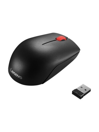 Lenovo | Mouse | Essential Compact | Standard | Wireless | Black