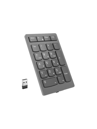 Lenovo | Professional | Go Wireless Numeric Keypad | Numeric Keypad | Wireless | Storm Grey