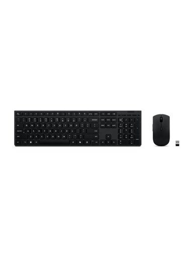 Lenovo Professional Wireless Rechargeable Combo Keyboard and Mouse | Keyboard and Mouse Set | Wireless | Mouse included | Bluetooth | Estonian | Rechargeable professional | Grey