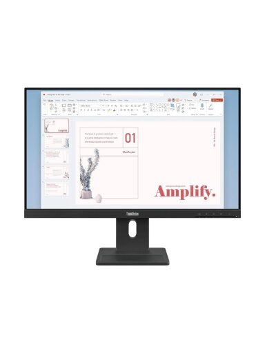Lenovo | ThinkVision E24-40 | 23.8 " | IPS | 16:9 | 100 Hz | 4 ms | 1920 x 1080 pixels | 250 cd/m² | HDMI ports quantity 1 | Raven Black | Warranty 36 month(s)
