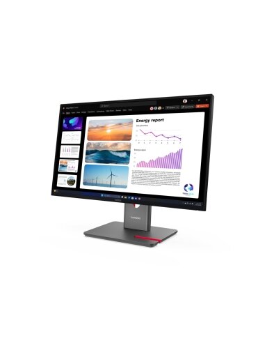 Lenovo | ThinkVision P24q-40 | 23.8 " | IPS | 16:9 | 120 Hz | 4 ms | 2560 x 1440 pixels | 300 cd/m² | HDMI ports quantity 1 | Raven Black | Warranty 36 month(s)