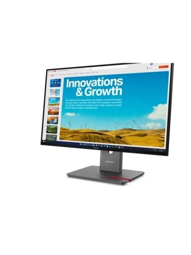 Lenovo | ThinkVision P24QD-40 | 23.8 " | IPS | 16:9 | 120 Hz | 6 ms | 2560 x 1440 pixels | 300 cd/m² | HDMI ports quantity 1 | Eclipse Black | Warranty 36 month(s)