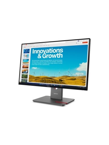 Lenovo | ThinkVision P24QD-40 | 23.8 " | IPS | 16:9 | 120 Hz | 6 ms | 2560 x 1440 pixels | 300 cd/m² | HDMI ports quantity 1 | Eclipse Black | Warranty 36 month(s)