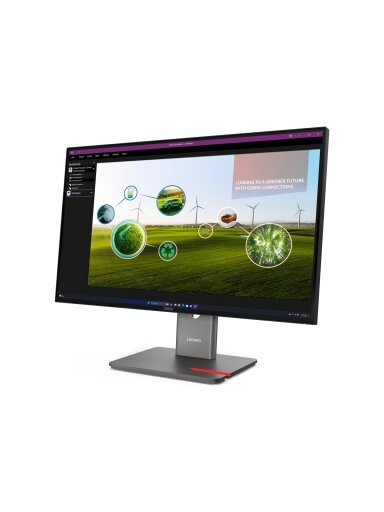 Lenovo | ThinkVision | P27Q-40 | 27 " | IPS | 16:9 | 120 Hz | 4 ms | 350 cd/m² | HDMI ports quantity 1 | Eclipse black | Warranty 36 month(s)