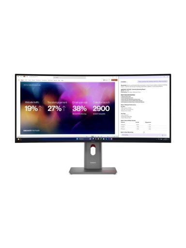 Lenovo | ThinkVision P40WD-40 | 39.7 " | IPS | WUHD | 21:9 | 120 Hz | 4ms GtG (Extreme mode) / 6ms GtG (Typical mode) ms | 5120 x 2160 pixels | 400 cd/m² | HDMI ports quantity 1 | Eclipse Black