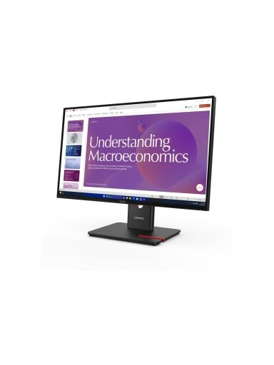 Lenovo | ThinkVision T24D-40 | 23.8 " | IPS | 16:9 | 120 Hz | 4 ms | 1920 x 1080 pixels | 250 cd/m² | HDMI ports quantity 1 | Eclipse Black | Warranty 36 month(s)