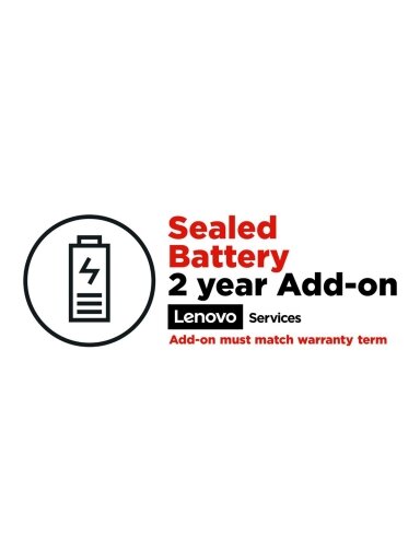 Lenovo | Warranty | 2Y Sealed Battery Add On Replacement | 2 year(s) Lenovo | Warranty | 2Y Sealed Battery Add On Replacement | 2 year(s)