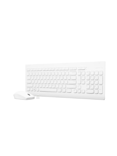 Lenovo | Wireless Combo Keyboard & Mouse | 510 | Keyboard and Mouse Combo | 2.4 GHz Wireless via Nano USB | Batteries included | English | White