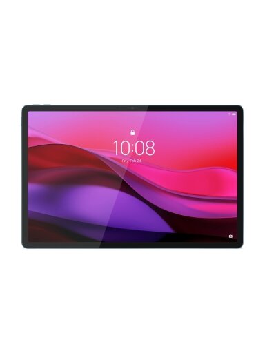 Lenovo | Yoga Tab Plus Wi-Fi (without power adapter) | ZAEG0018NL | 12.7 " | Tidal Teal | LTPS | 2944 x 1840 pixels | Qualcomm | Snapdragon 8 Gen 3 Mobile Platform | 16 GB | Soldered LPDDR5x | 256 GB | Wi-Fi | Front camera | 13 MP | Rear camera | 13 MP |