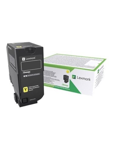 Lexmark Corporate | 74C2SYE | Laser Toner Cartridge | Yellow Lexmark Corporate | 74C2SYE | Laser Toner Cartridge | Yellow