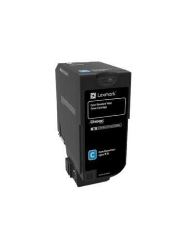 Lexmark CS72x Cyan Standard Yield Toner Cartridge | Lexmark 74C0S20 | CS720 Cyan Standard Yield Toner Cartridge | Cartridge | Cyan Lexmark CS72x Cyan Standard Yield Toner Cartridge | Lexmark 74C0S20 | CS720 Cyan Standard Yield Toner Cartridge | Cartridge | Cyan