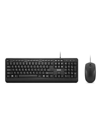 Lenovo | 160 Combo | Keyboard | Wired | Mouse included | US | Black Lenovo | 160 Combo | Keyboard | Wired | Mouse included | US | Black